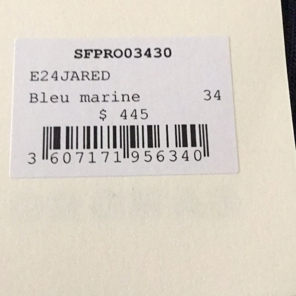 Sandro NWT Jared blue dress